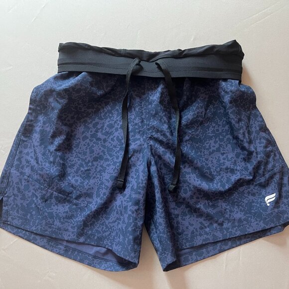 Blue Pattern Fabletics Shorts - Picture 4 of 5